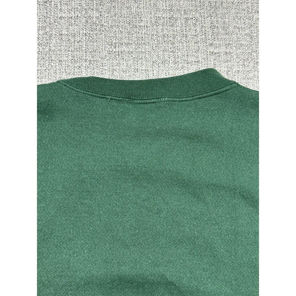 Vintage Cougar Wildlife Sweatshirt Adult XL Green Tultex Pullover Made USA 90s - Picture 13 of 14